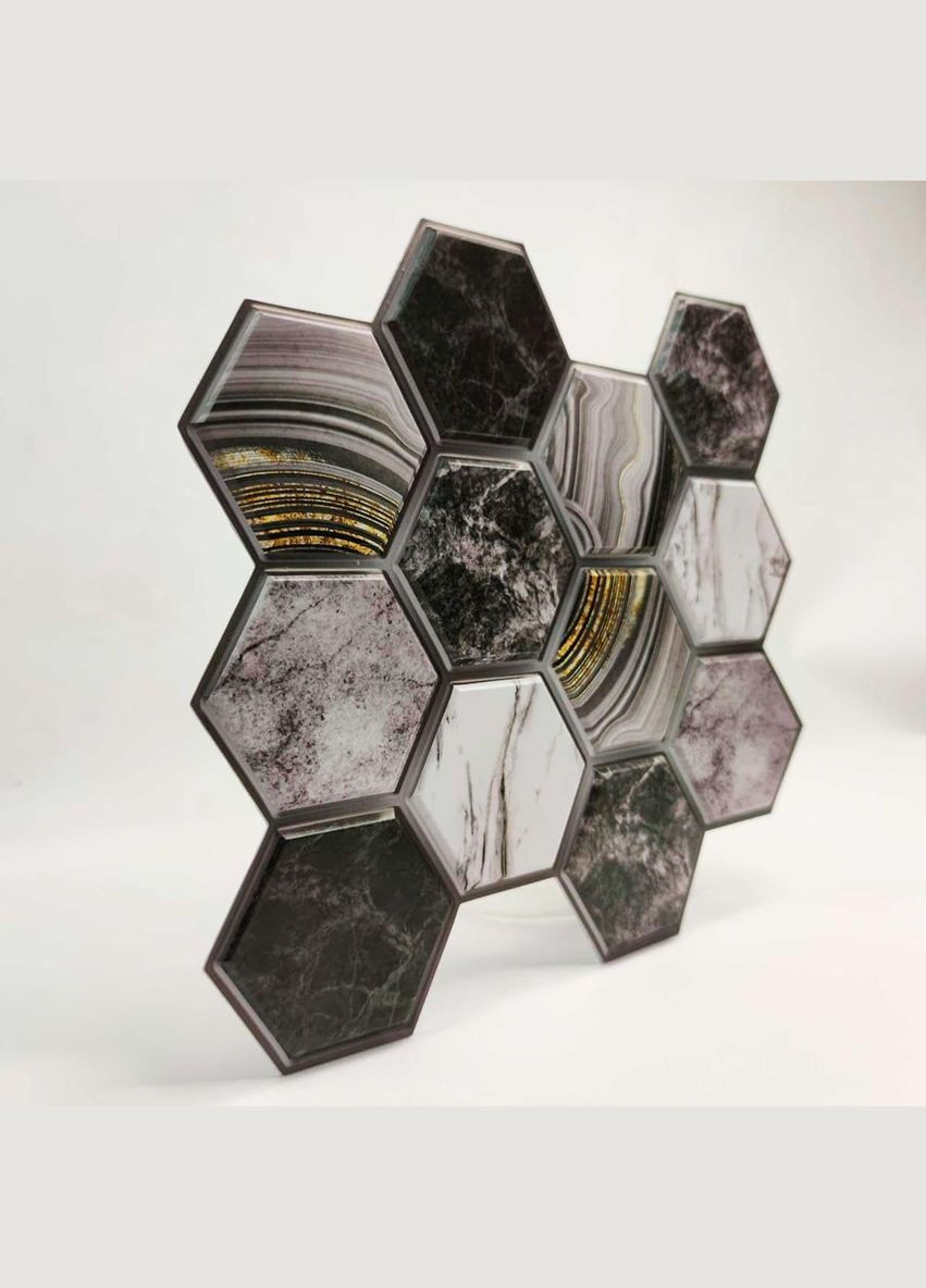 Декоративная ПВХ плитка на самоклейке соты 300х300х5мм, цена за 1 шт. (СПП-500) Sticker Wall (304052956)