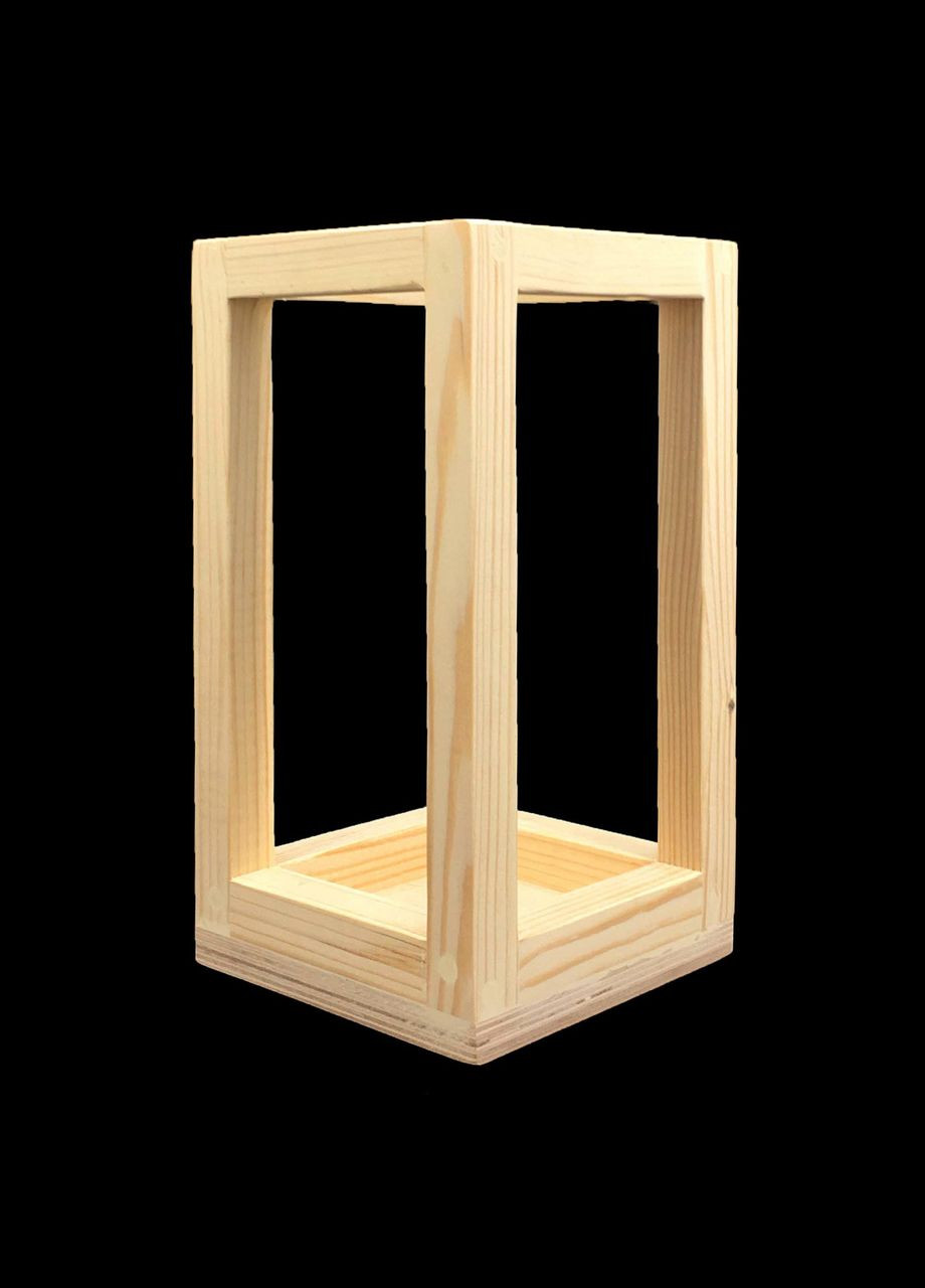 Садовий ліхтар з дерева Асамара бланже (СФН-001801) No Brand (328959926)