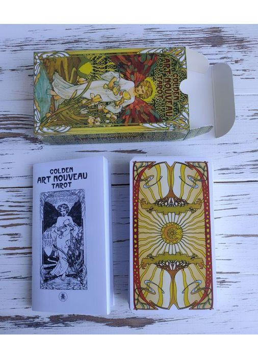 Карти Золоте Таро Уейт Арт-Нуво Golden Art Nouveau Tarot Lo Scarabeo (351372615)