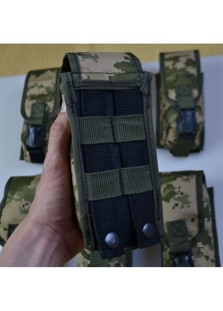 Підсумок на 2 магазини подвійний із кордури піксель MOLLE тактичний No Brand (401073102)