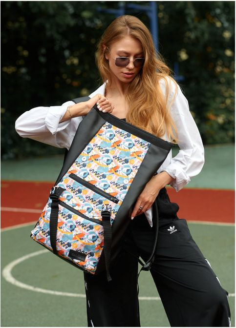 Женский рюкзак RollTop One с принтом "LIGHT II" Sambag (302518991)