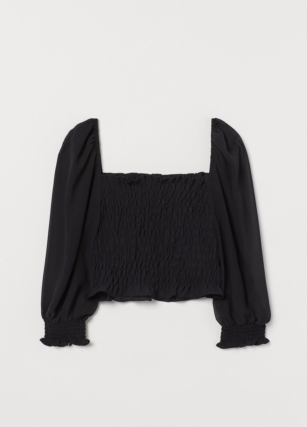 Чёрная блуза H&M