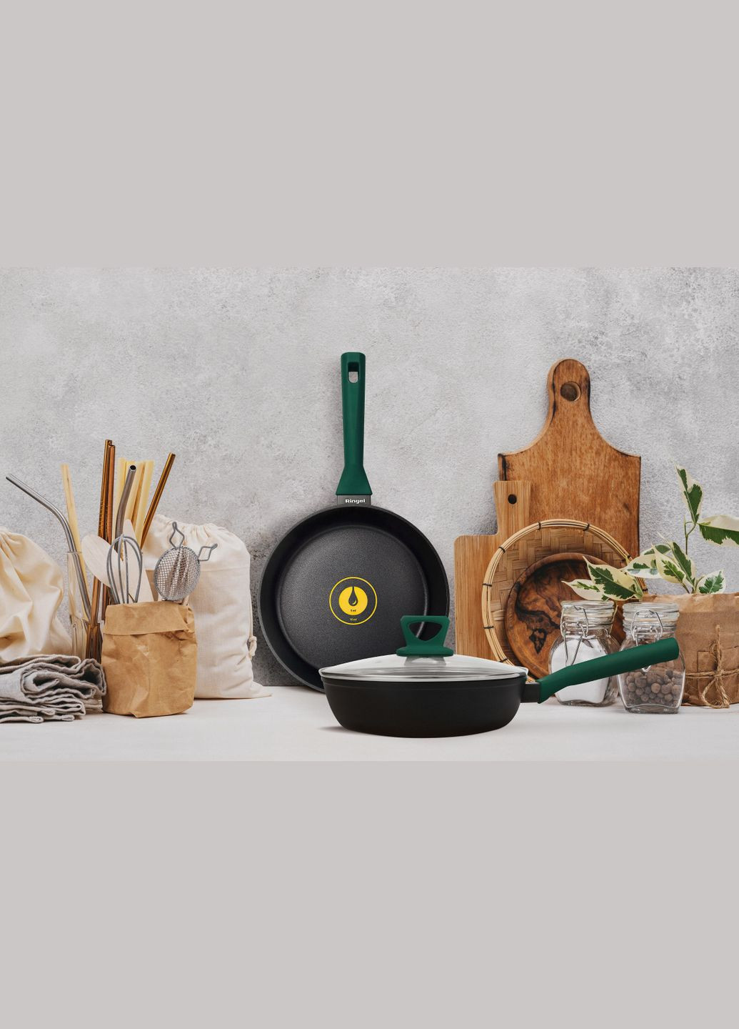 Сковорода Herbal сковорода глубокая 26 см. (6806844) Ringel (314981184)