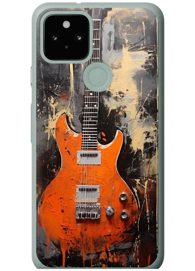Силиконовый чехол 'Чехол Оранжевая Гитара' для Endorphone Google Pixel 5 (278772750)