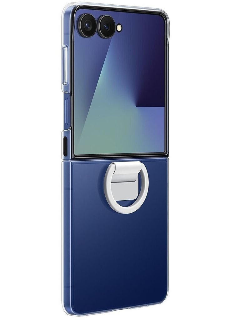 Чохол Flip 7 Ring Case Transparent (EF-QF766CTEGUA) (7157358) Samsung (360403935)