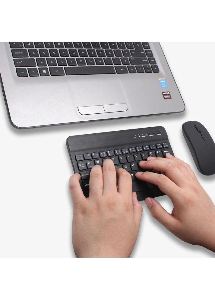 Клавиатура с мышкой Keyboard set AND 5370 для планшета телефона Bluetooth iPad iPhone Android Type-C No Brand (366734735)