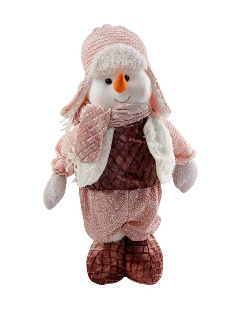 Новорічна декоративна іграшка Сніговик 15х33х48 см Різнокольоровий (160120) Yufeng (368290365)