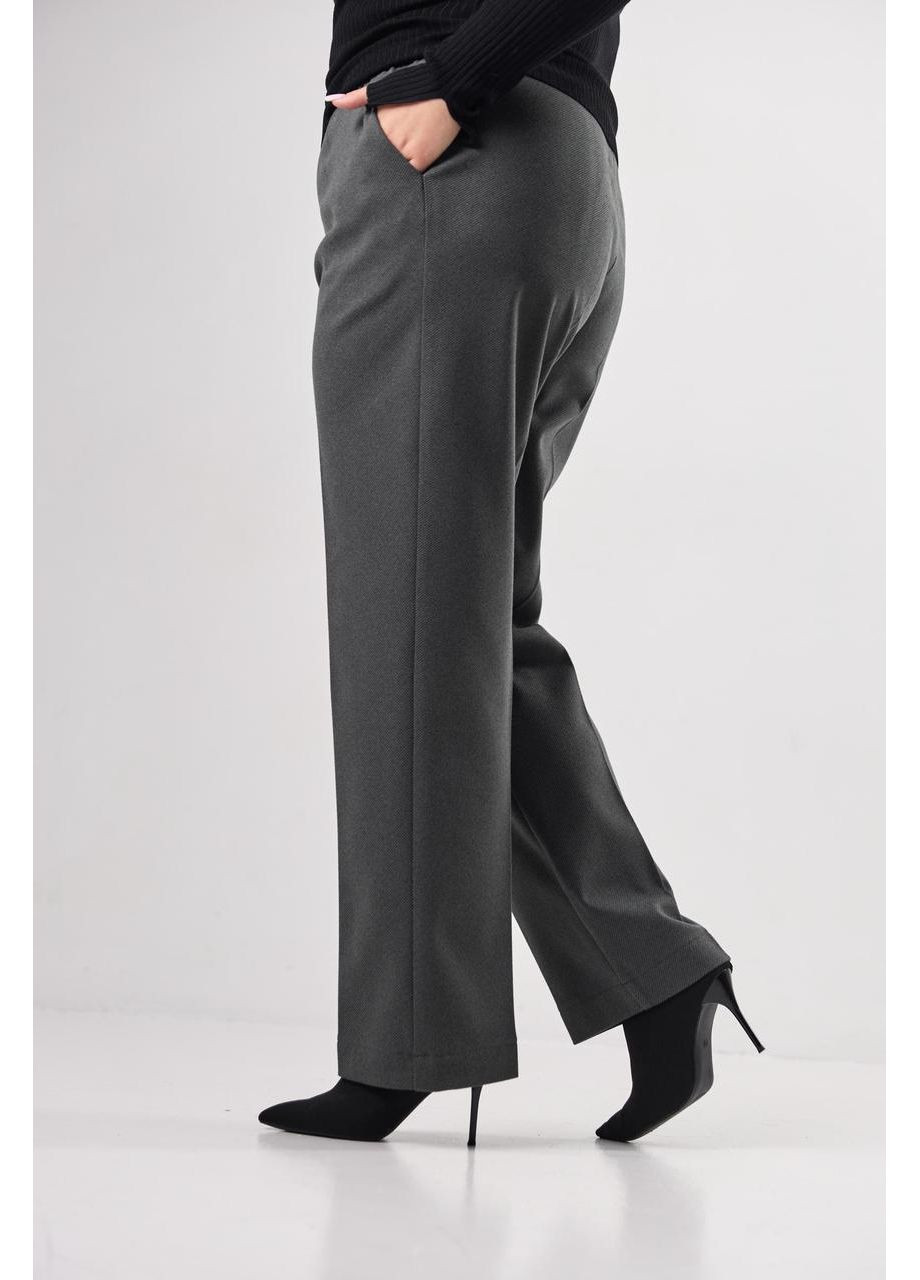 Брюки женские брюки теплые прямые резинка большого размера 56 No Brand (369012299)