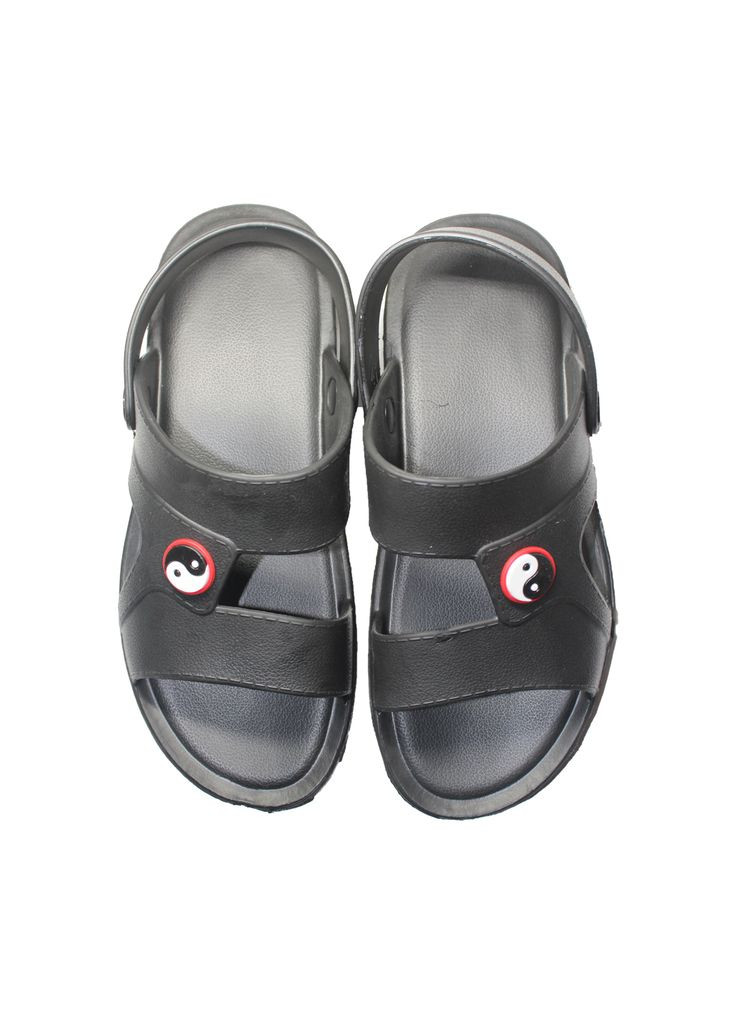 Черные шлепанцы мужские 124800 Jose Amorales