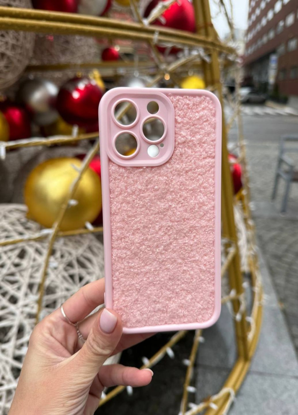 Чехол силиконовый для iPhone 14 Pro Teddy Pink / чехол айфон 14 про розовый No Brand (314964848)