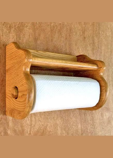 Тримач для паперових рушників з дерева Азор сієна (ДКП-001505) No Brand (327846654)