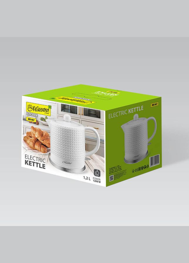 Керамический электрочайник MR-067 1,2 л Maestro (364761822)