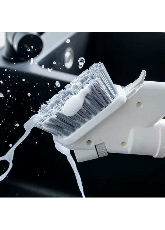 Щетка для уборки с распылителем дозатором от загрязнений без царапин скребок для стекла 4 в 1 No Brand (360867212)