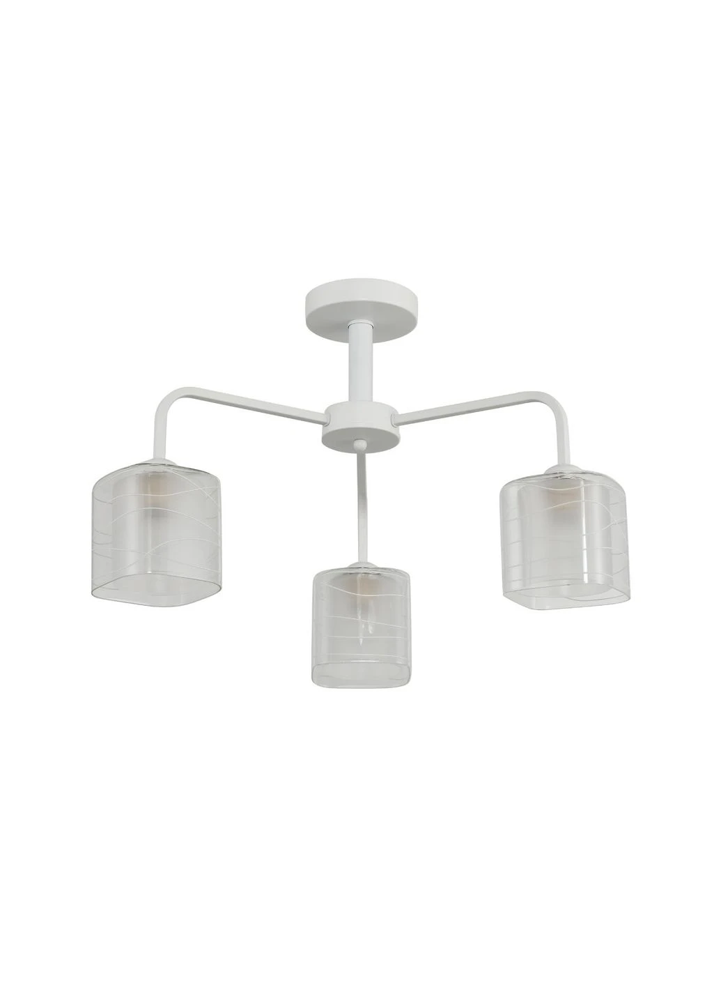 Потолочная люстра SRS-20678/3 Matte White белая Light House (401859536)