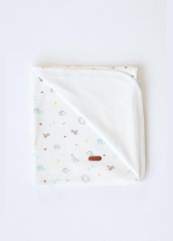 Блакитний дитячий комплект (чоловічок + шапочка + плед) для новонароджених liam блакитний Magbaby