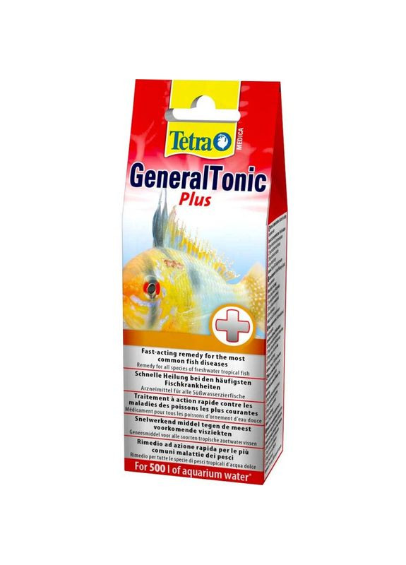 Ліки Medica General Tonic Plus 20мл на 500 л від бактерій та паразитів, що дезінфікують акваріумну воду Tetra (292259744)