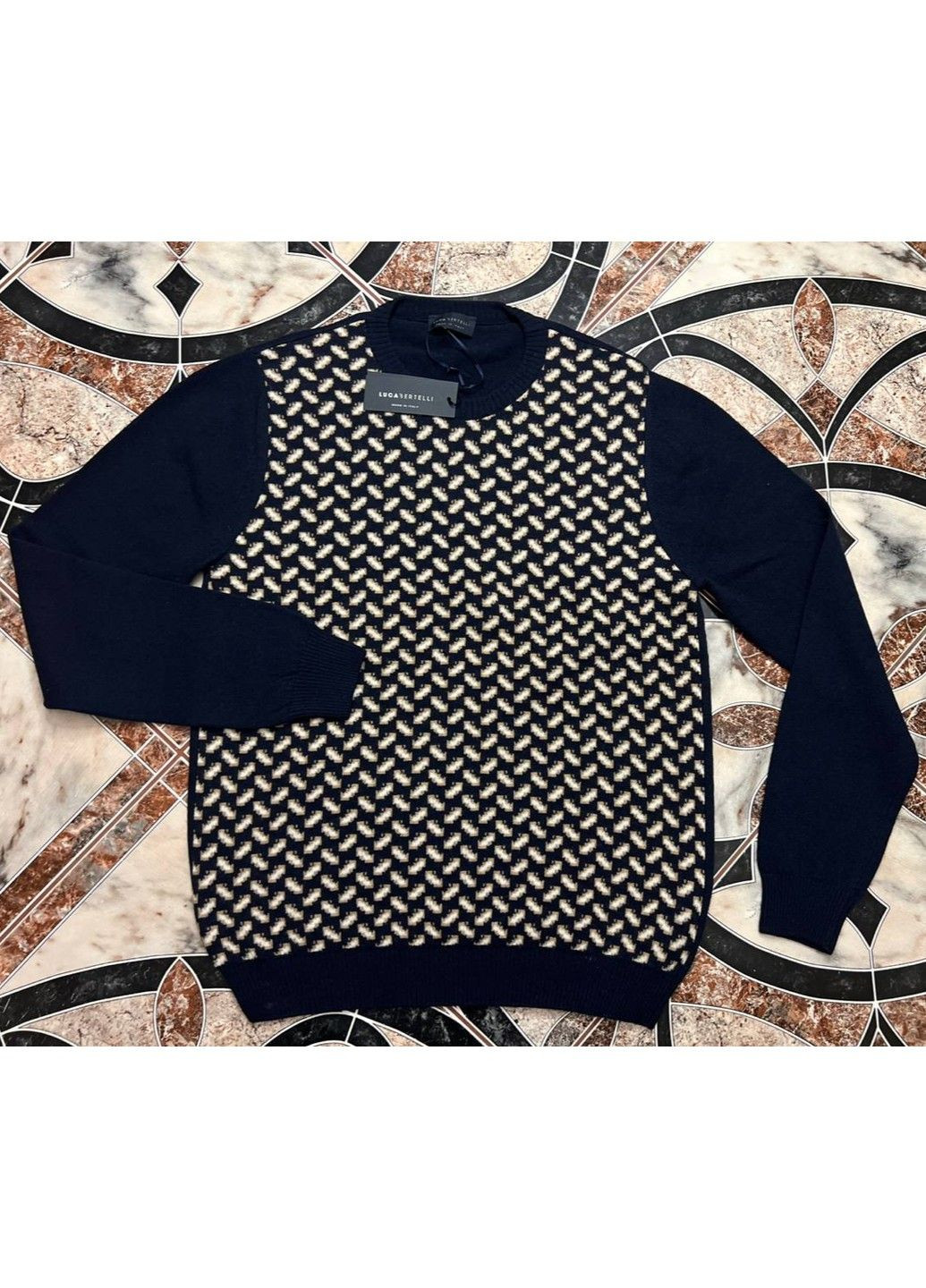 Комбінований 5508m светр чоловічий Luca Bertelli