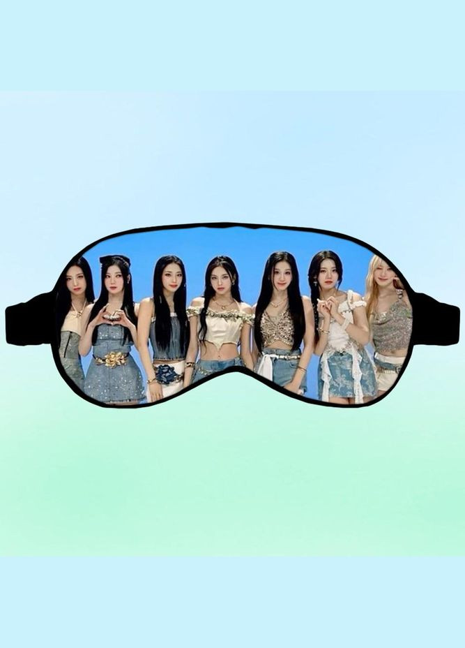 Маска для сну k pop BABYMONSTER #002 чорна No Brand (315046900)