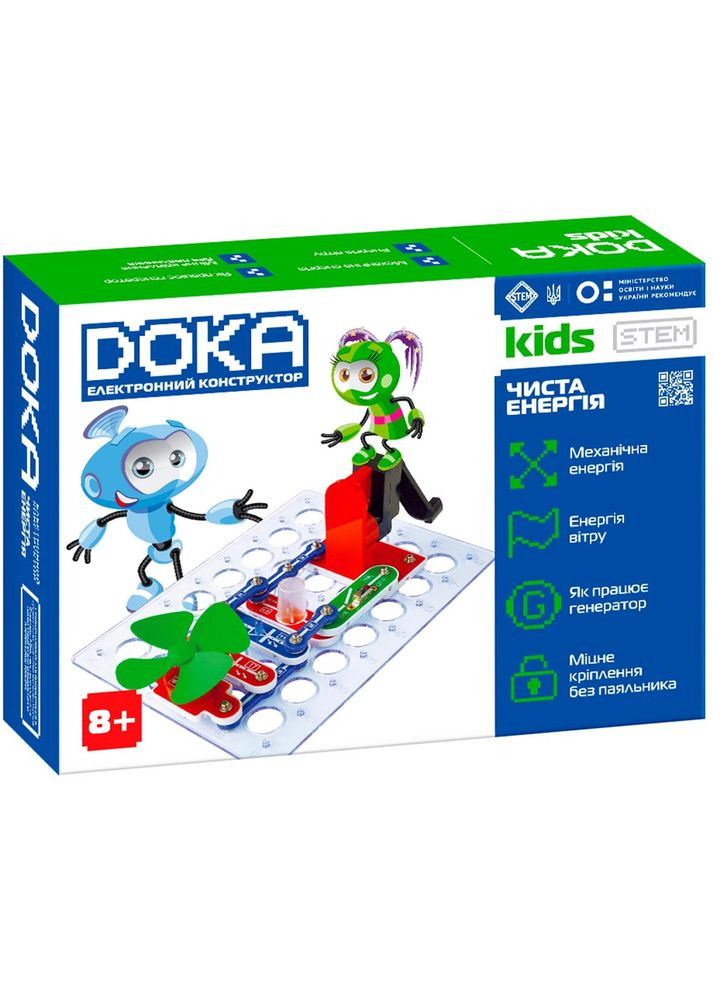 Конструктор электронный Чистая энергия (D70704) DOKA (323045387)