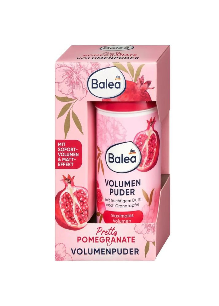Пудра для объема Volume Pretty Pomegranate с ароматом граната 10 г Balea (368293620)