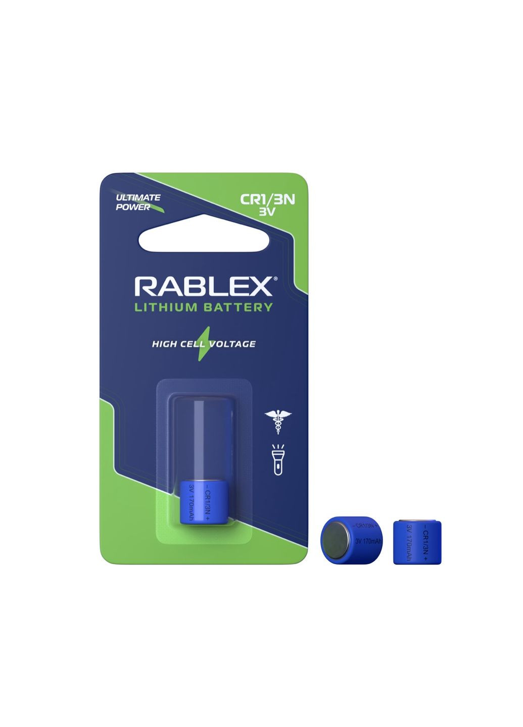 Батарейка Литиевая 3V CR1/3N blister card 1шт Rablex (361970693)
