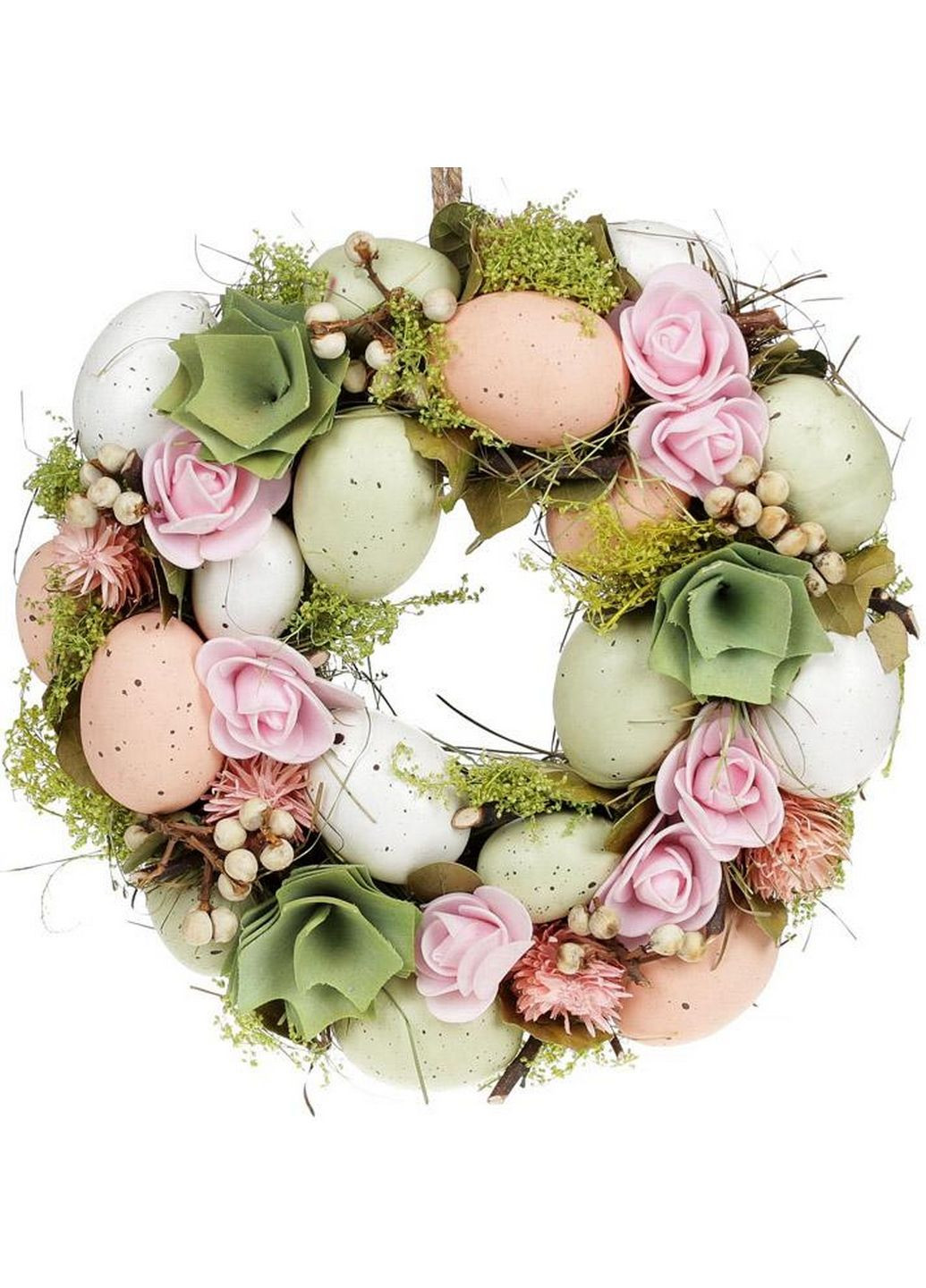 Венок пасхальный "Розовые Цветы" Ø24 см Bona (289462742)