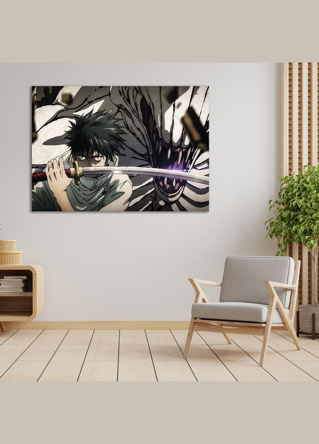 Плакат- с принтом Магическое сражение - Jujutsu Kaisen The Movie - Sorcery Fight - Оккоцу Юта - Рика 10 A1 Кавун постер (316210155)