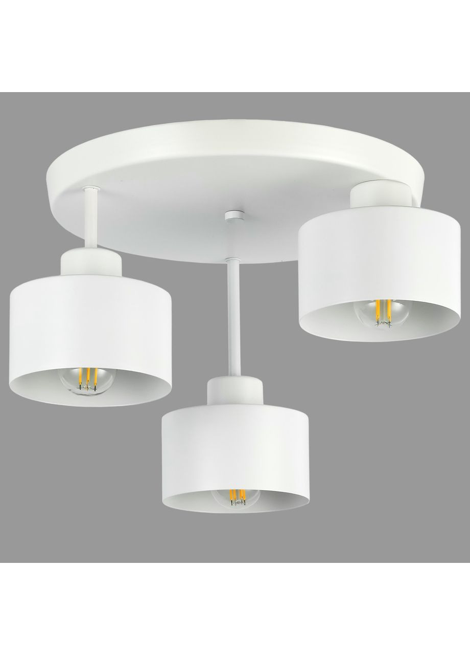 Потолочная люстра с 3 плафонами в стиле лофт "Loft Trio Light" (52-102-3(187) WH) No Brand (371645268)