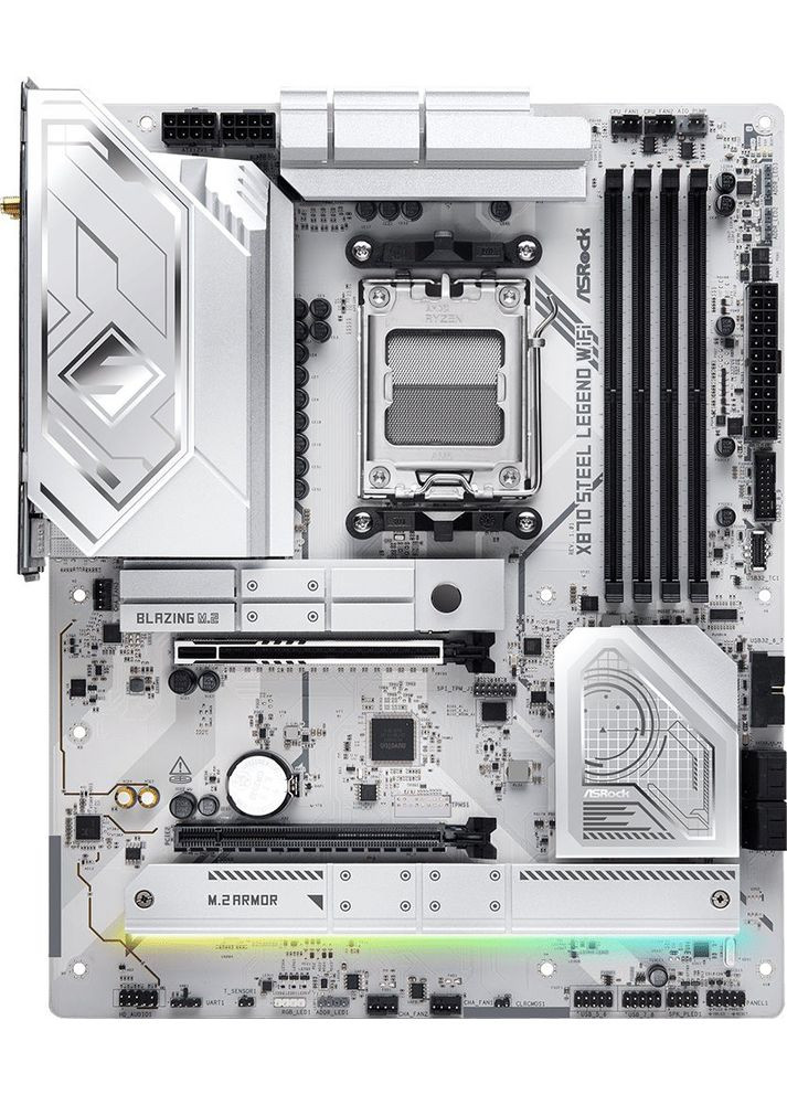 Материнська плата X870 Steel Legend WiFi Socket AM5 ASRock (314749791)