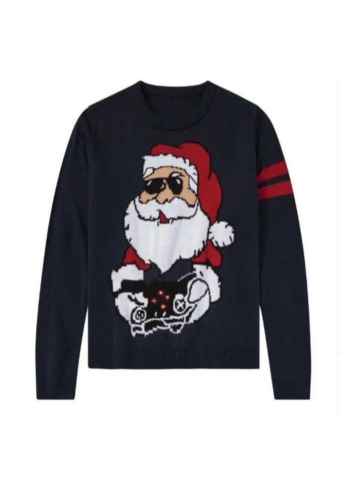 Темно-синий зимний cвитер для мальчика Pepperts