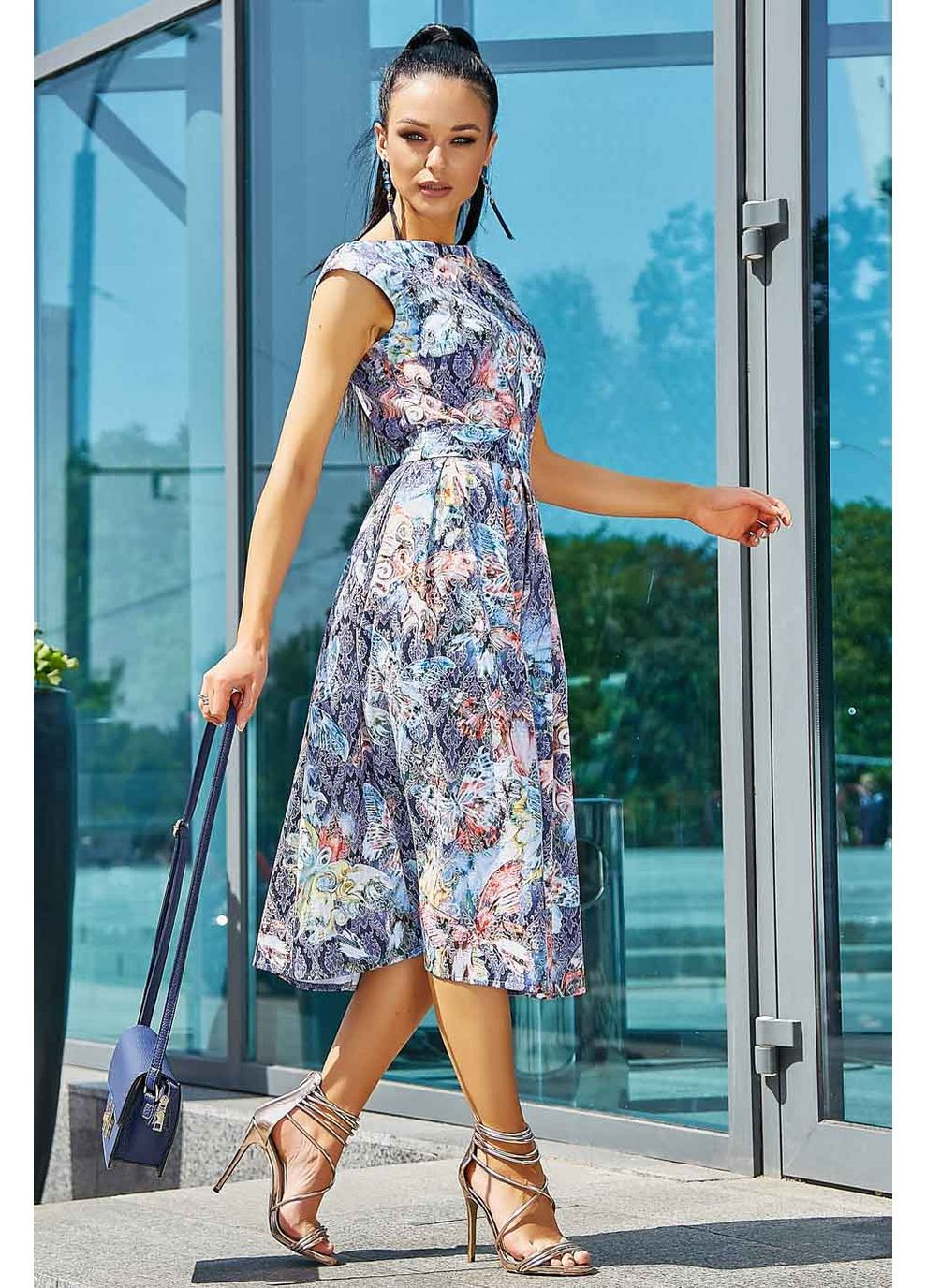 Синее платье 1177.3576 Seventeen