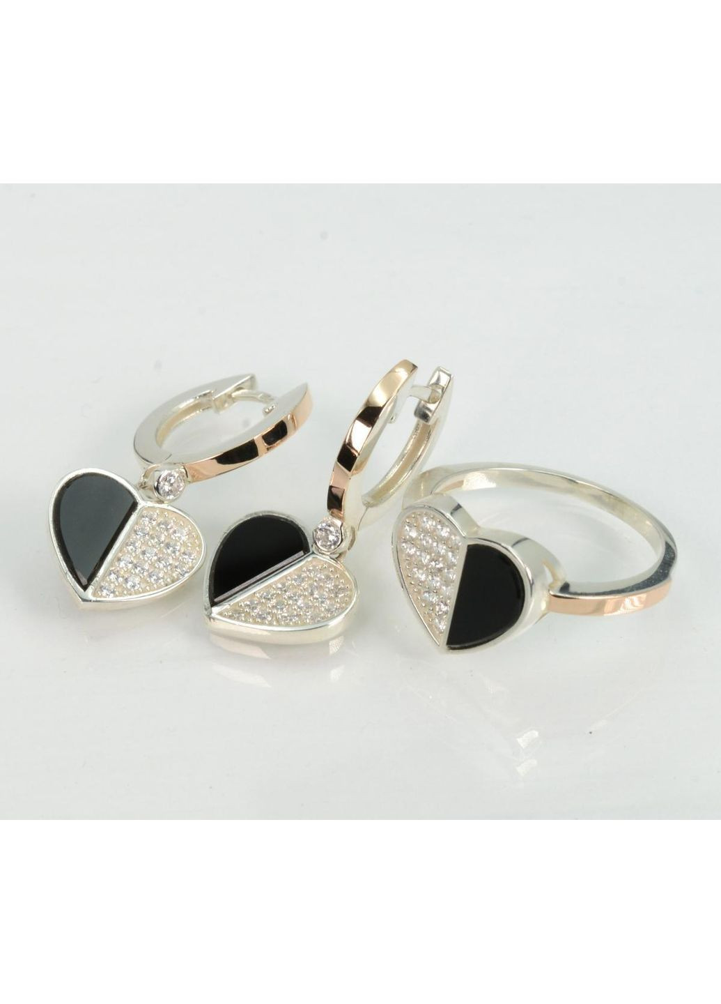 Срібний набір з золотом Silver Style (367112181)