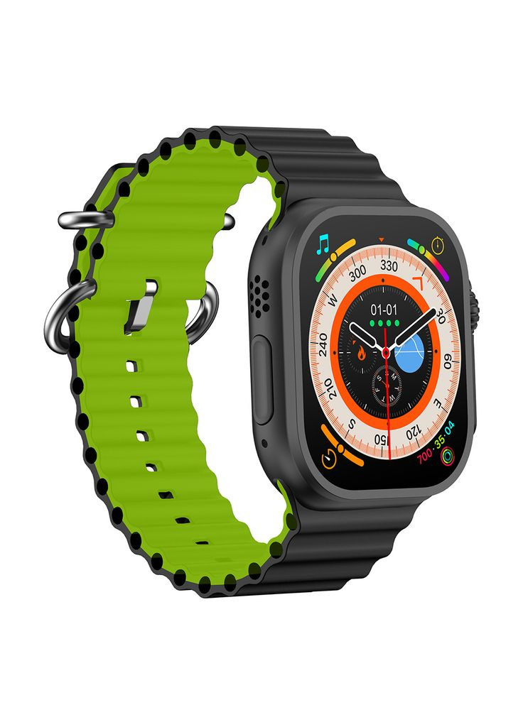 Смарт-часы (m453079) Media-Tech Smartwath FUSION Black-Green (366565666)