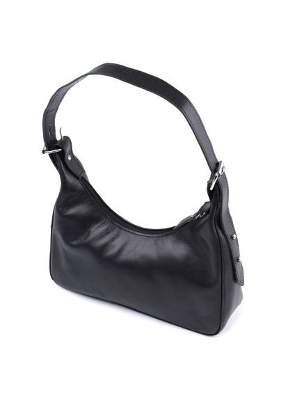 Сумка (22834) Shvigel З натуральної шкіри Чорна (364661059)