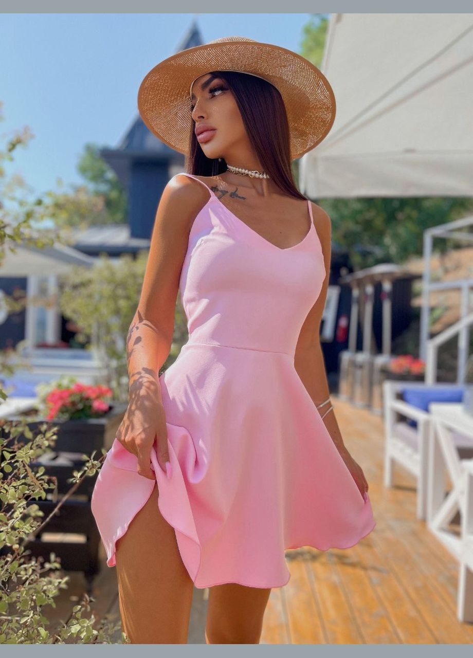 Пудрова кежуал, коктейльна, вечірня жіноча сукня бебі долл Asi.Store.ua