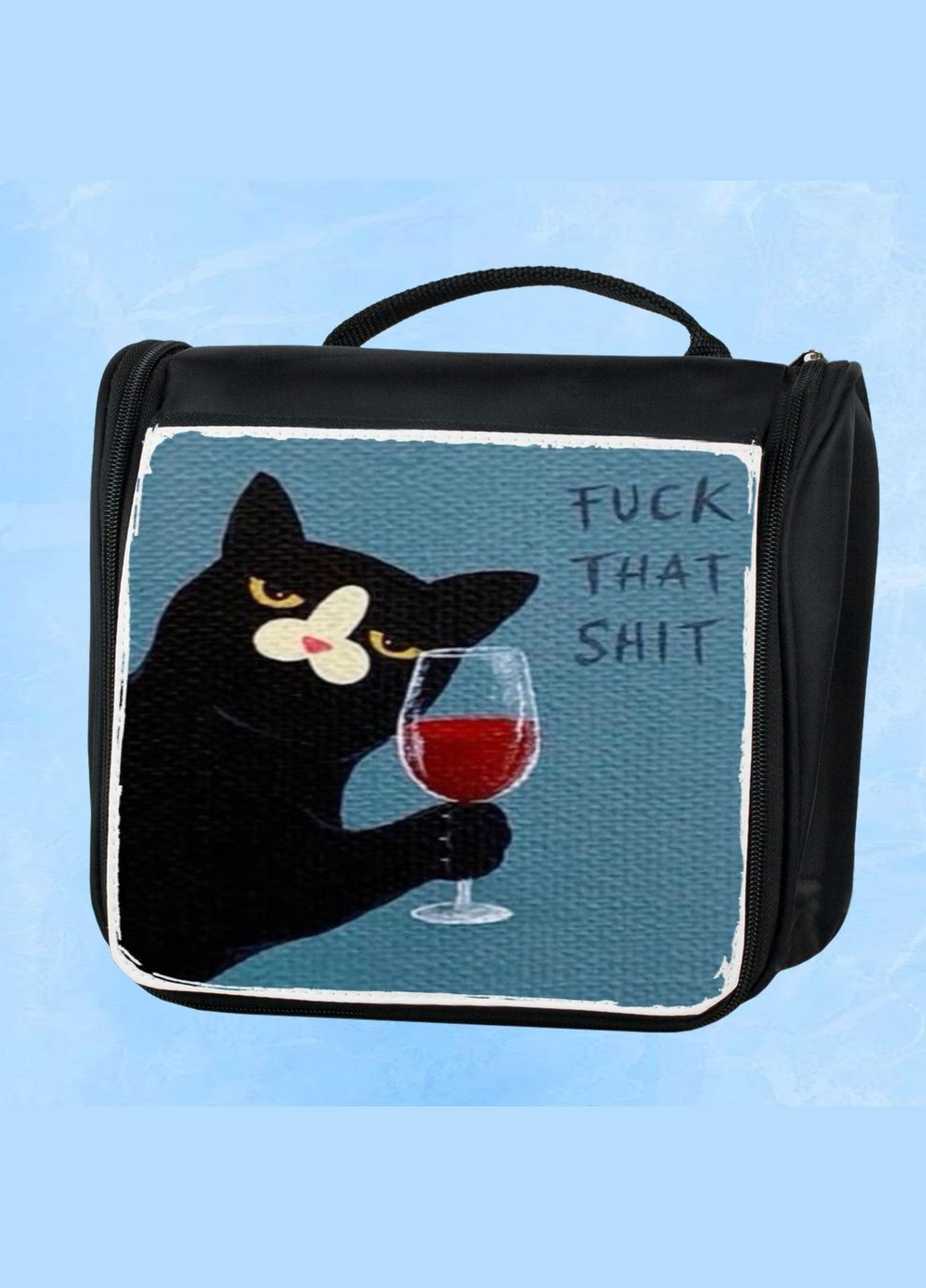 Дорожная сумка - органайзер для косметики несессер Art #72 Черная No Brand (318677405)