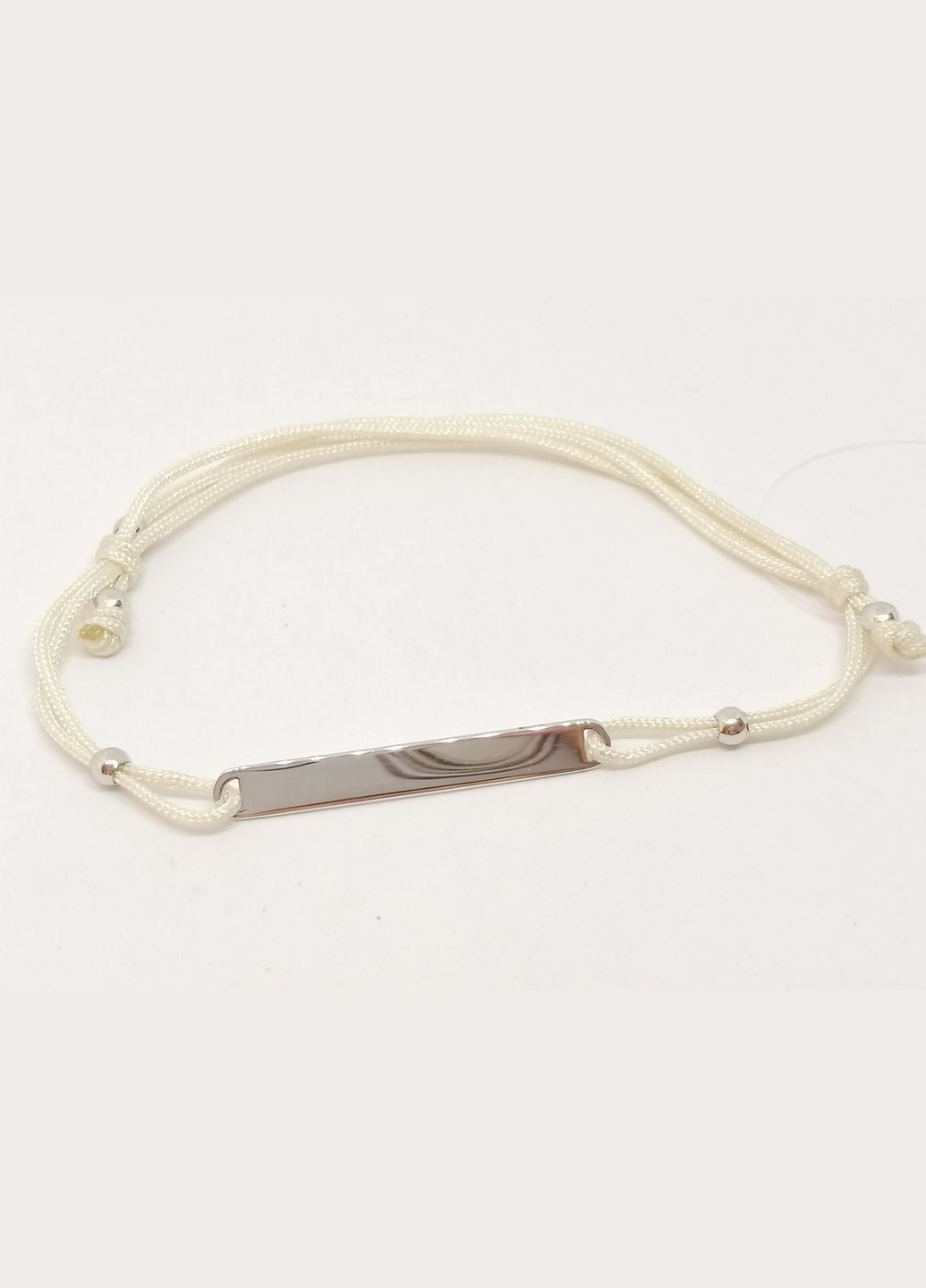 Браслет из текстиля с серебряными вставками. 905-00912 Qvaliz (307150840)