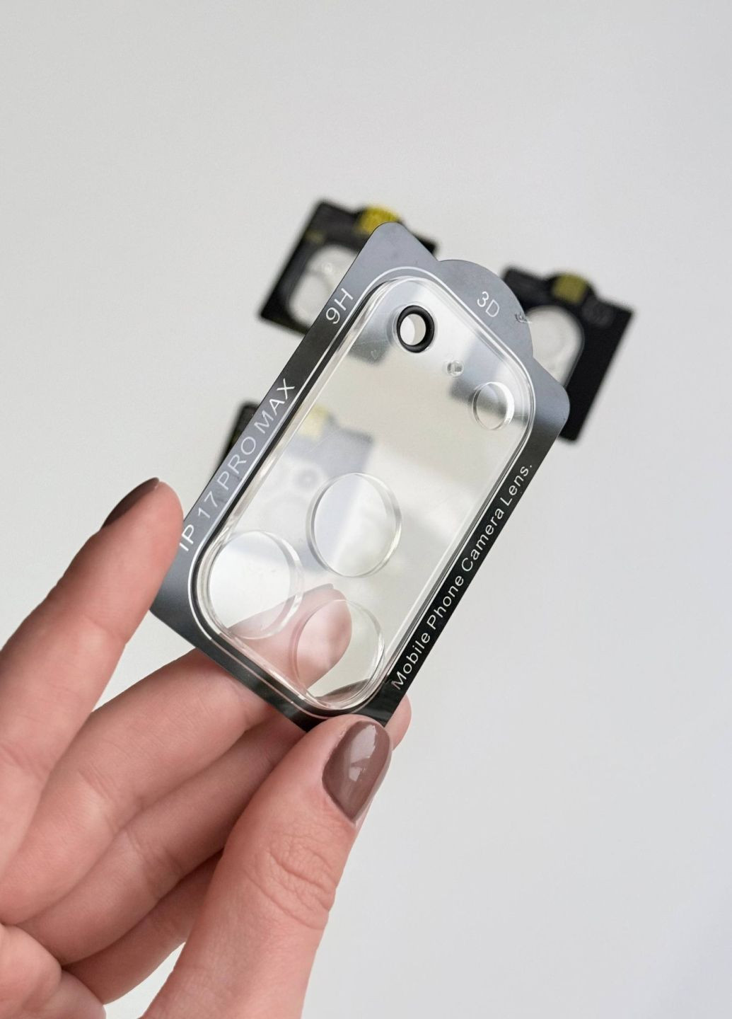 Захисне скло на камеру для iPhone 17 Pro/прозоре скло 17 про No Brand (363009904)