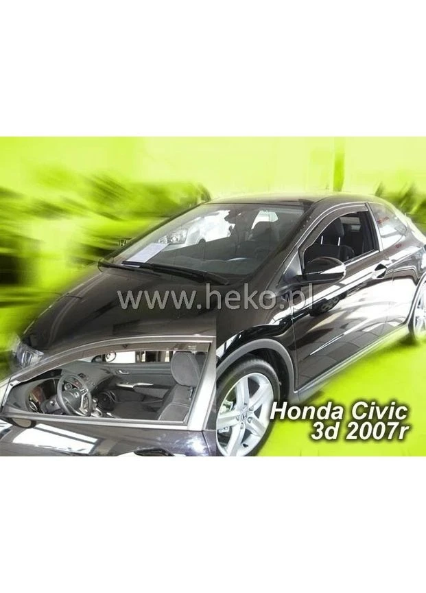 Вітровики вставні для HONDA 3D 2007-2012 HTB Team Heko Civic (398186134)