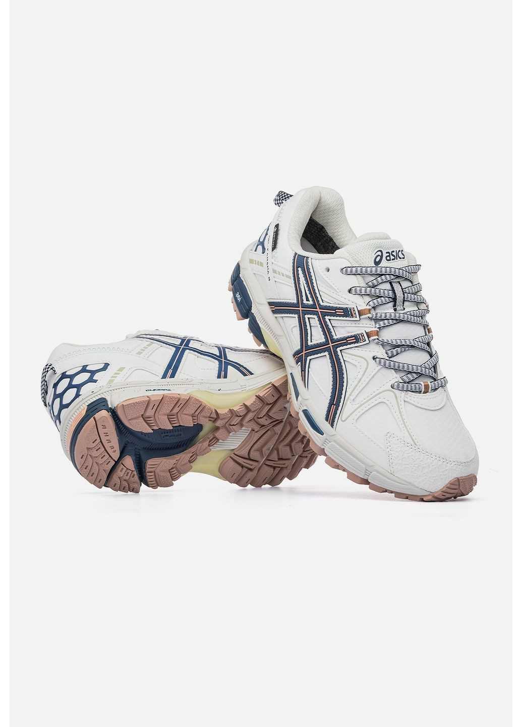 Белые демисезонные кроссовки мужские asics white gore tex No Brand Gel-Kahana 8