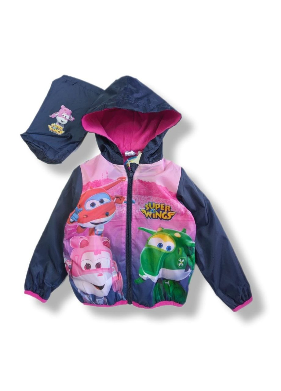 Рожева демісезонна вітрівка дитяча Disney
