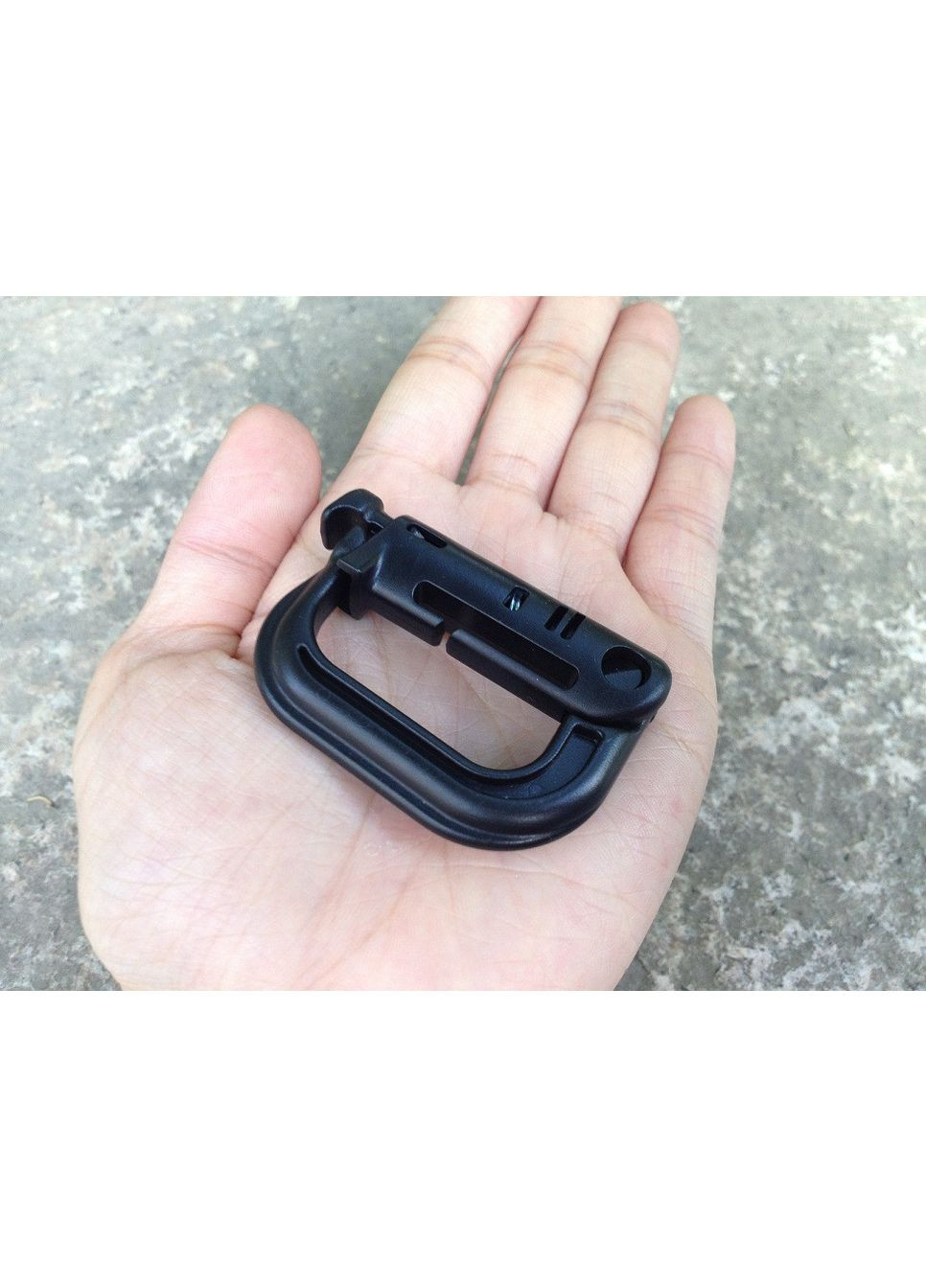 Тактична D-подібна пластикова пряжка, карабін, кільце для кріплення на рюкзак ( ) China (366666351)