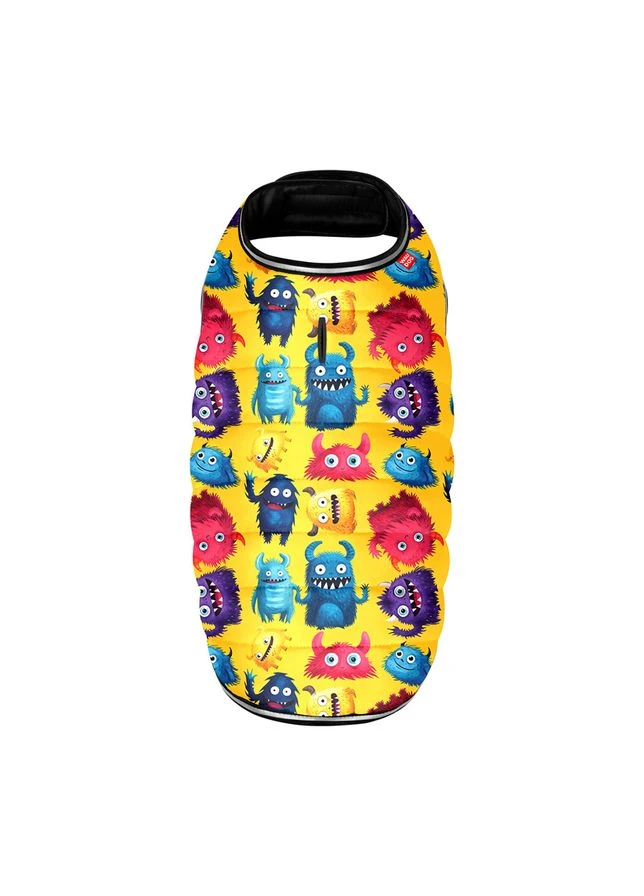 Курточка-накидка для собак Clothes, рисунок "Мохнатые монстры", А 32 см, B 41-51 см, С 25-35 см WAUDOG (374416230)