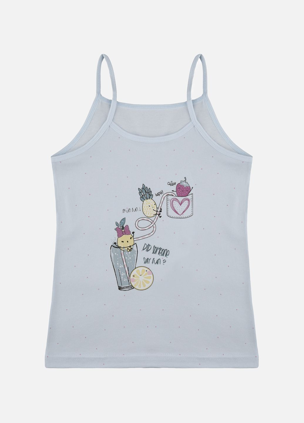 Майка для дівчинки колір блакитний ЦБ-00277046 Donella (331283168)