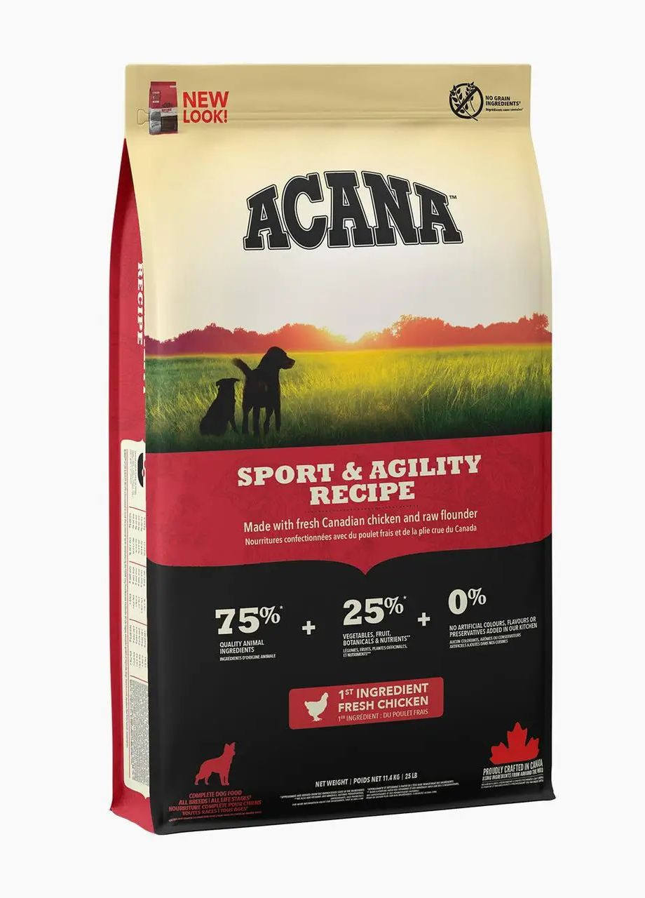 Sport & Agility (Акана Спорт и Аджилити) сухой корм для активных собак Acana (297511326)