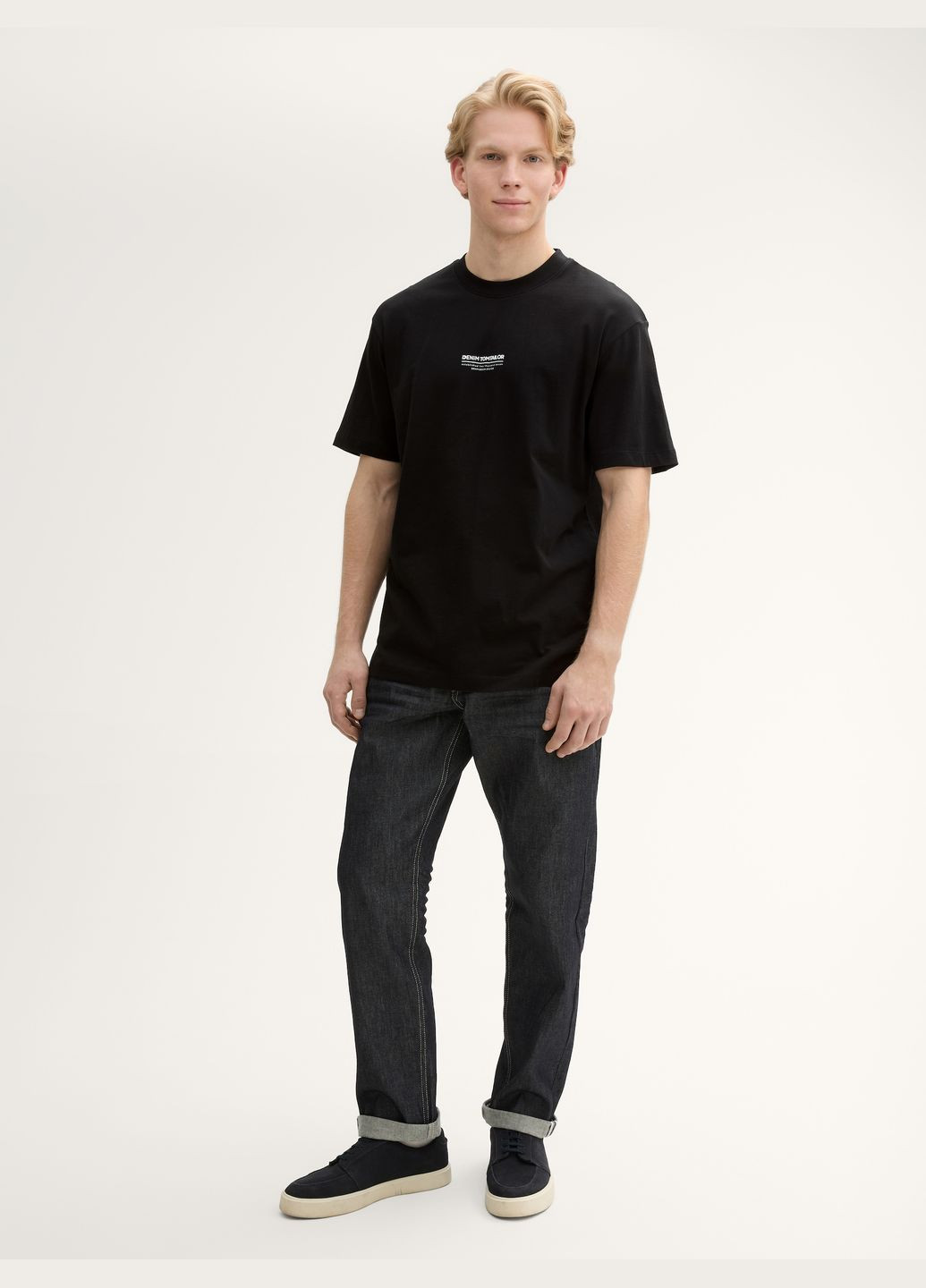 Черная футболка Tom Tailor