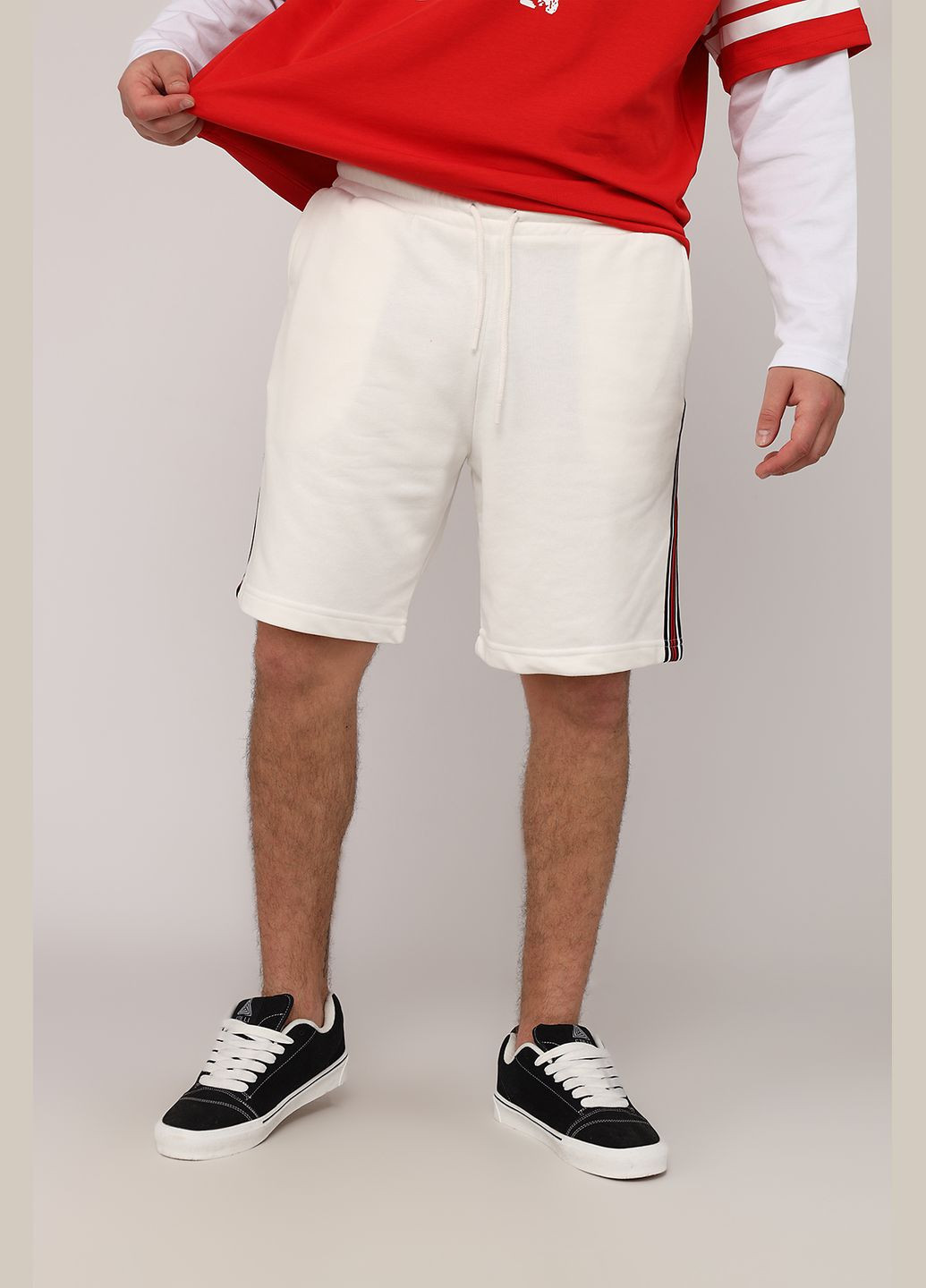 Шорты спортивные мужские цвет белый CB-00276109 Clang (330223256)