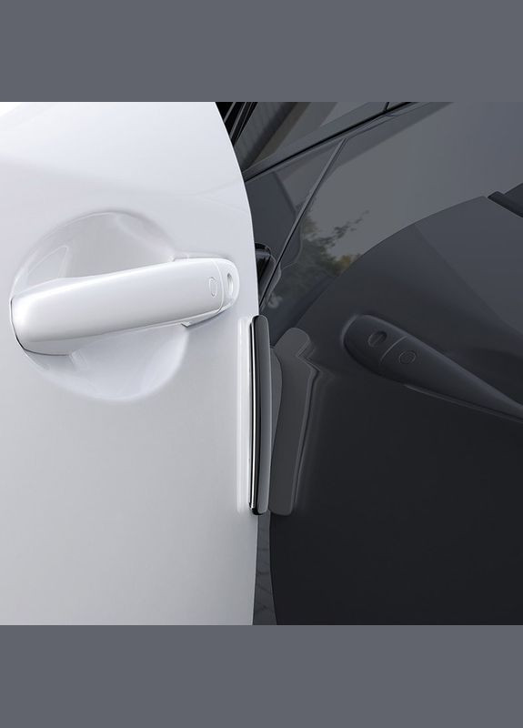 Комплект из 4 накладок полосок для дверей Streamlined car door bumper Baseus (280876918)