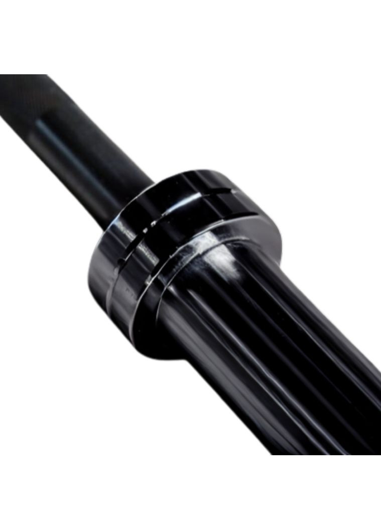 Гриф олимпийский прямой 220см (50мм) черный York Fitness (303126829)