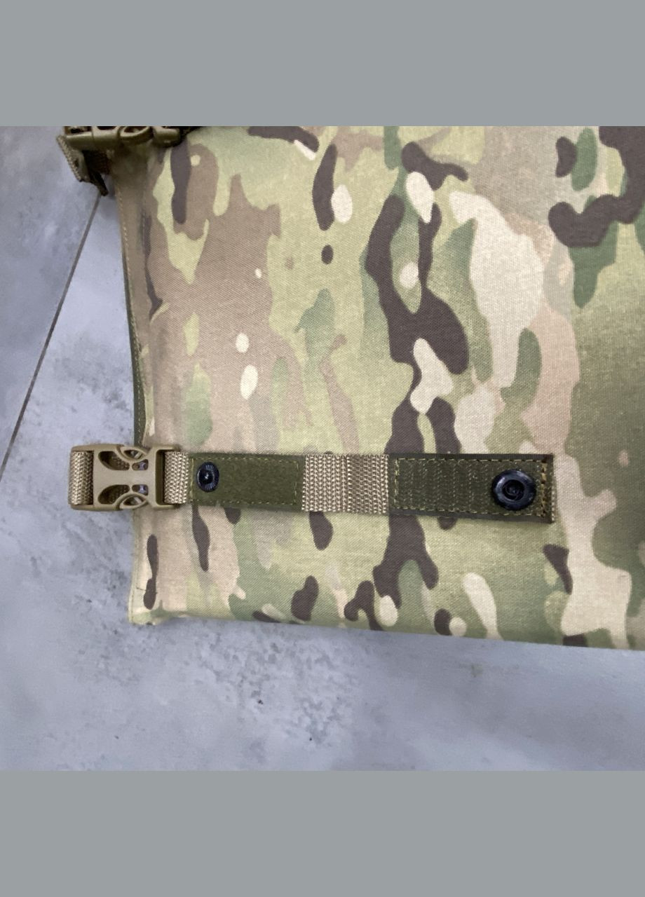 Сидушка (каремат) з м’яким балістичним пакетом одинарна, Cordura 1000D, Мультикам, WINTAC, 350 мм х 300 мм, molle, фастекс Добронь (362602080)